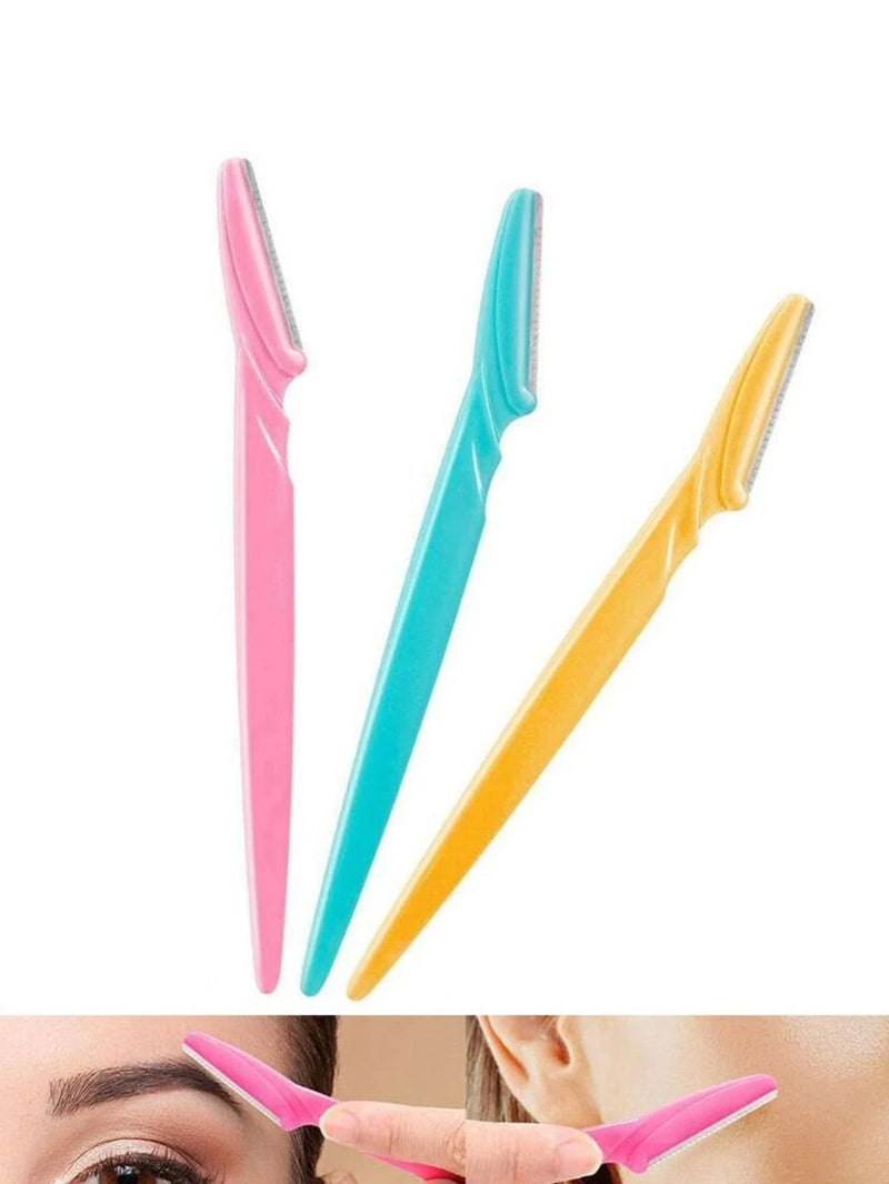 Kit Lâmina Navalha com 3 Unidades para Sobrancelha Rosto