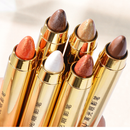 caneta de sombra para olhos de bicho-da-seda iluminadora de duas cabeças bastão de sombra perolado fosco