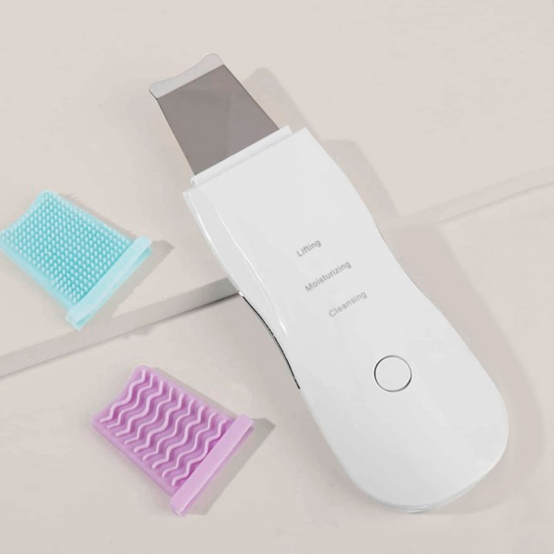 Aparelho de Peeling Esfoliante Ultrassônico Limpeza Facial Profunda Remoção de Cravos Antirrugas Sonic Skin