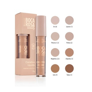 KIT 3 PC Base Boca Rosa + Pó Solto Mármore e Corretivo