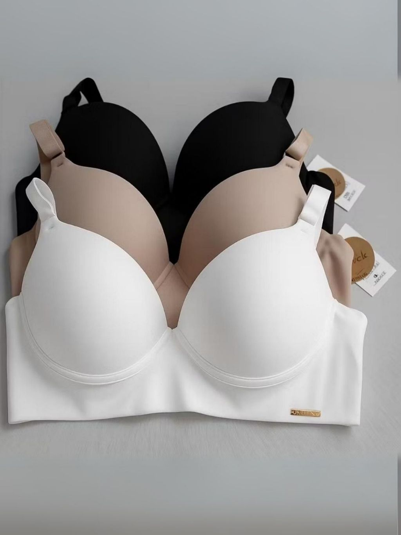 kit com até 3 Sutiã Básico Reforçado de Microfibra Com Bojo do P ao GG PROMOÇÃO