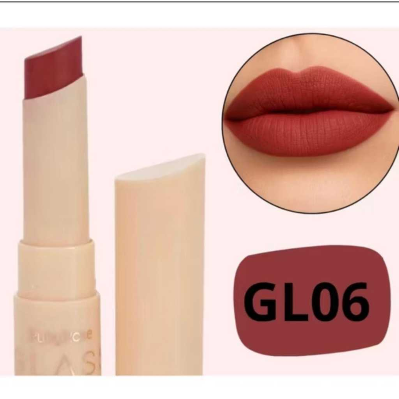 Batom Creamy Matte Glass Ruby Rose – Cor Intensa, Hidratação e Acabamento Matte Confortável – LÚMMINA STORE