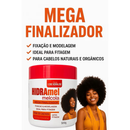 Mel Cola Fixador Definidor de Cabelos Gelatina Cabelos Cacheados Ondulados Crespos Fixação 500G