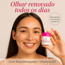 Creme Rosa Mosqueta com Niacinamida Clareador de Olheiras e Manchas Visíveis na Pele