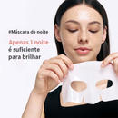 2/4/6/8pcs Máscara Hidratante Tipo Divisão De Colágeno Clarificante Translúcido E Definida Profundamente .