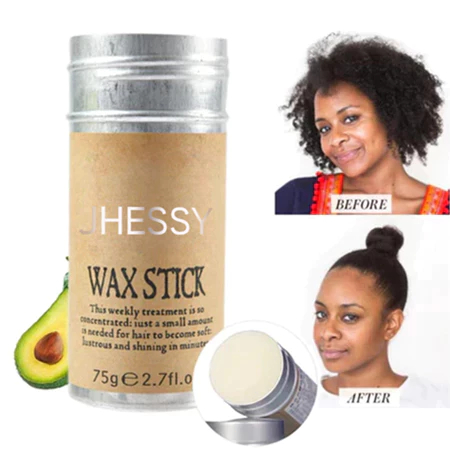 Bastão de Cera Capilar Stick Profissional 75g – Portátil, Anti-Frizz e Perfeito para Alinhar Fios e Controle de Bordas – LÚMMINA STORE