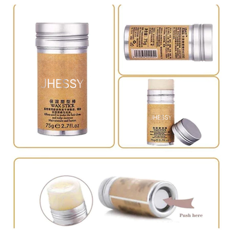 (inclui 10 escovas)Bastão de cera capilar profissional portátil, sem fragrância, adequado para qualquer tipo de cabelo