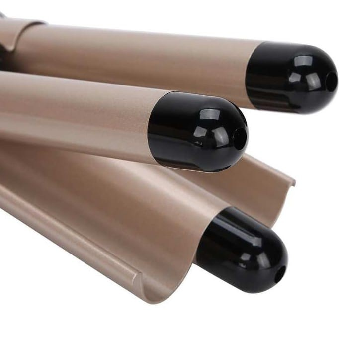 Chapinha Triondas Ondulador Formador Triplo 22mm Modelador de Cachos Onda Cabelo Cerâmica 200°C