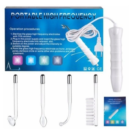 Aparelho Alta Frequência Portátil Bivolt Limpeza De Pele e Cabelo